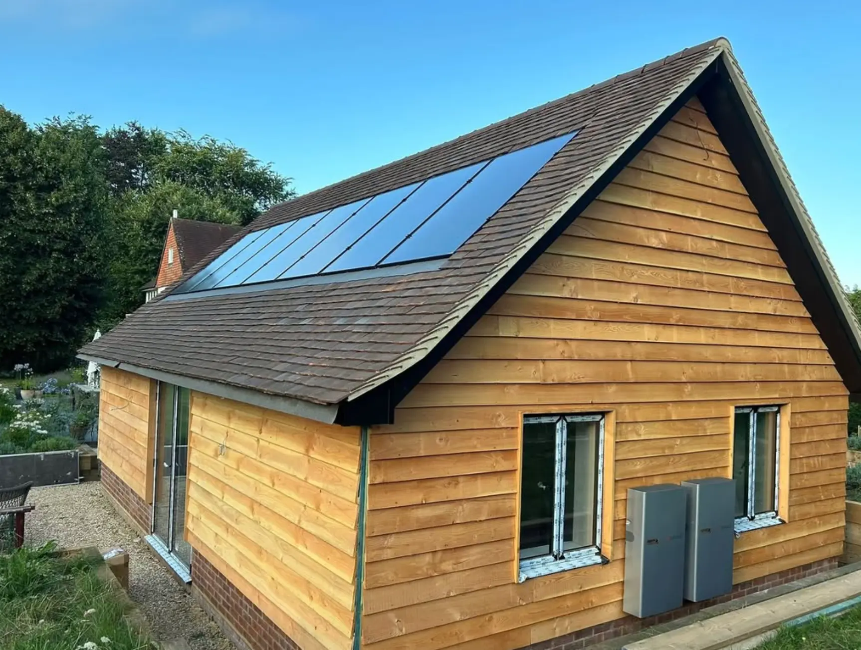 Surrey home with in-roof solar and battery storage, Surrey