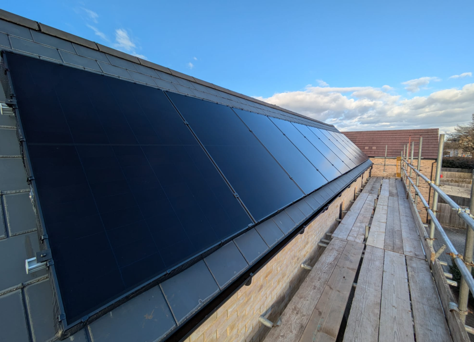 10 panel array on a Buckinghamshire new-build, Buckinghamshire